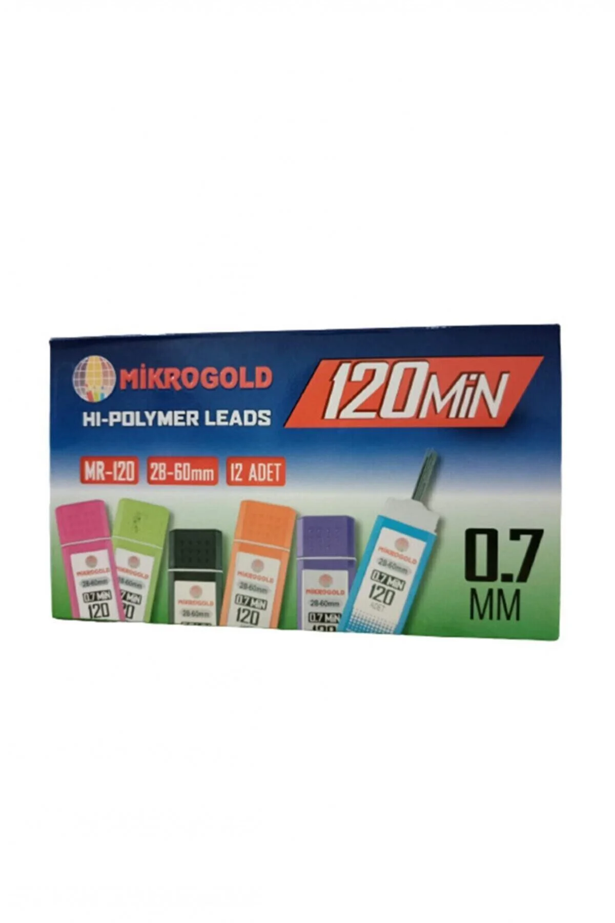Mikrogold Kalem Ucu Hı-polymer Leards 0.7 120'li 12 Adet