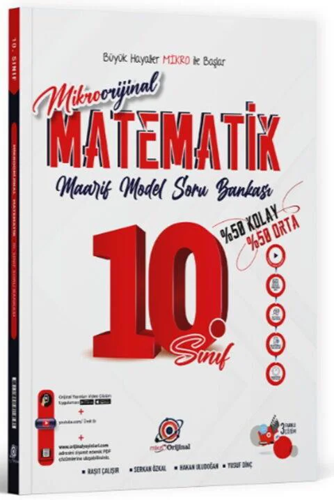Mikroorijinal 10. Sınıf Matematik Soru Bankası