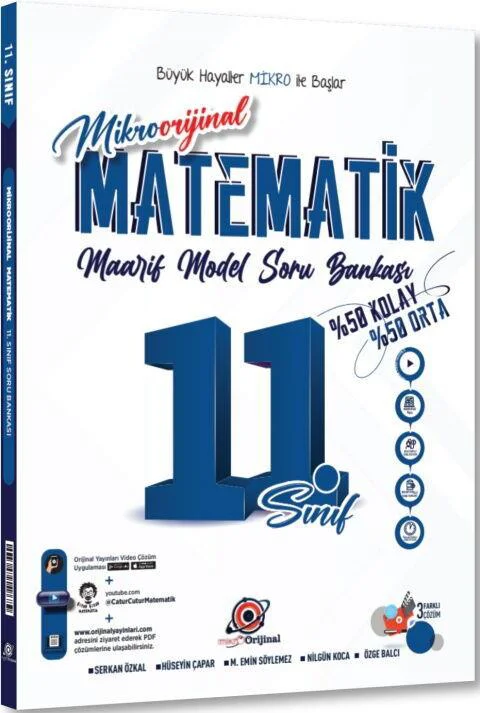 Mikroorijinal 11. Sınıf Matematik Soru Bankası