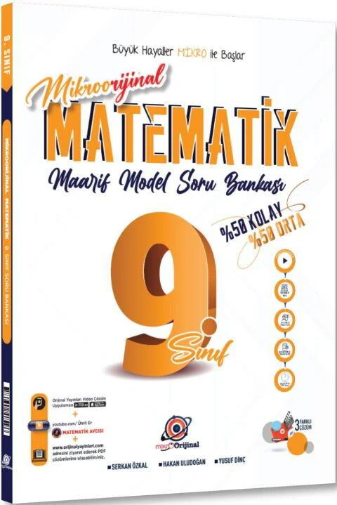 Mikroorijinal 9. Sınıf Matematik Soru Bankası Mikroorijinal 9. Sınıf Matematik Soru Bankası