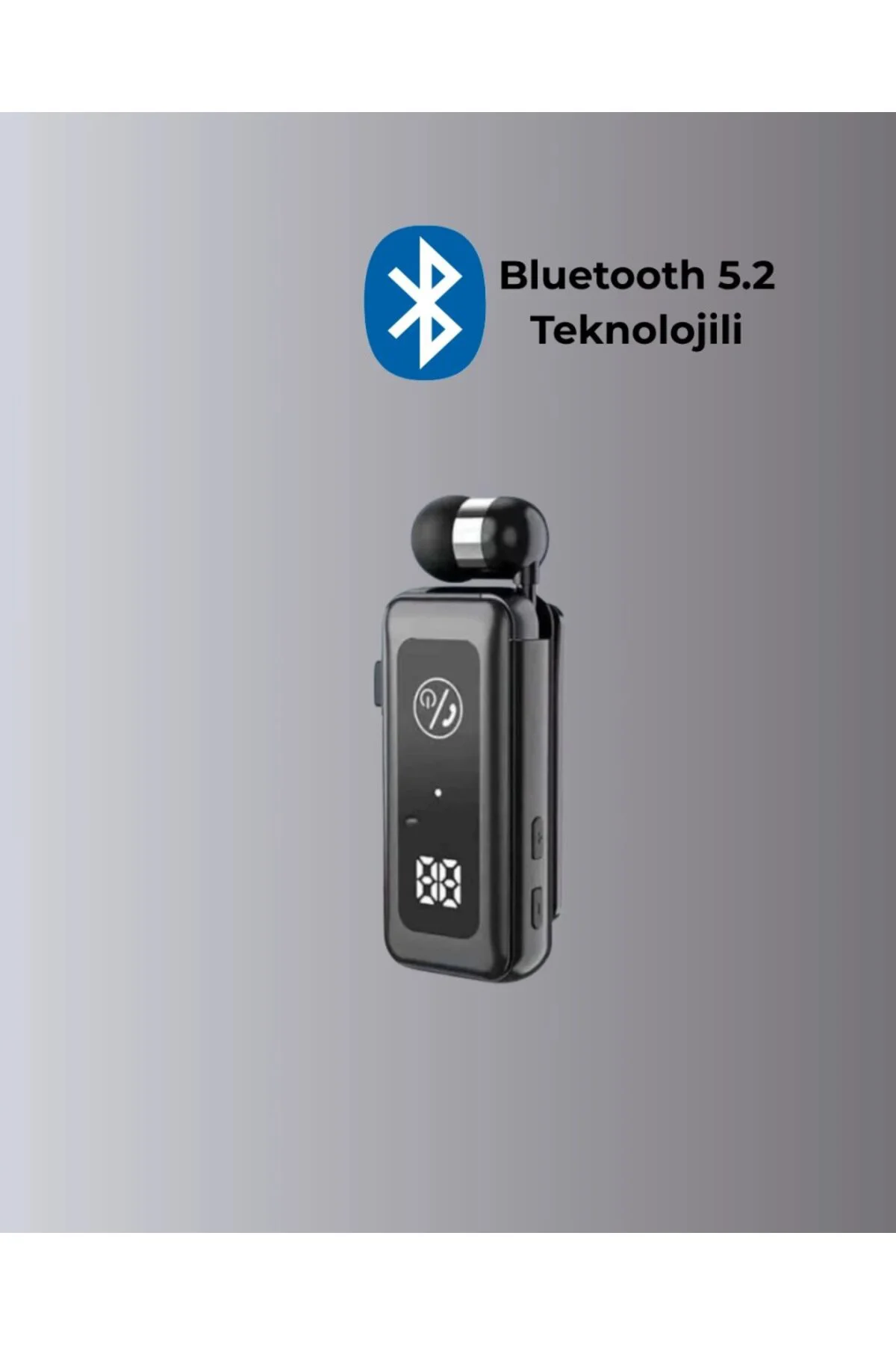 Mikrosd Kartlı, Titreşimli Uyarılı Bluetooth 5.2 Kulaklık