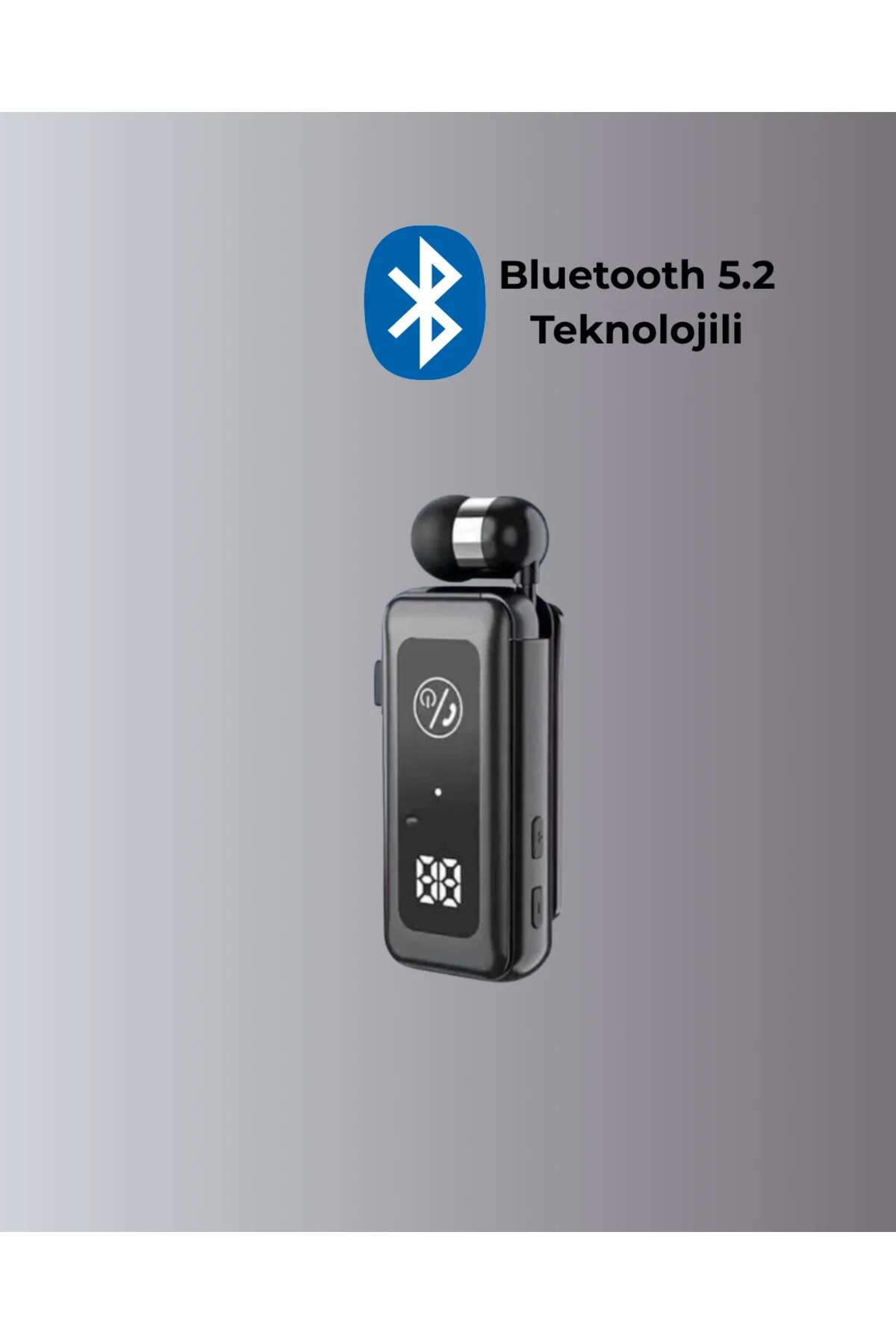 MikroSD Kartlı, Titreşimli Uyarılı Bluetooth 5.2 Kulaklık - Lisin