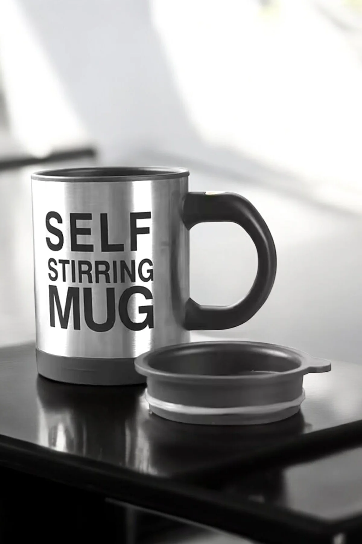 Mikser Kupa Yazılı Mug Bardak Karıştırma Özelliği