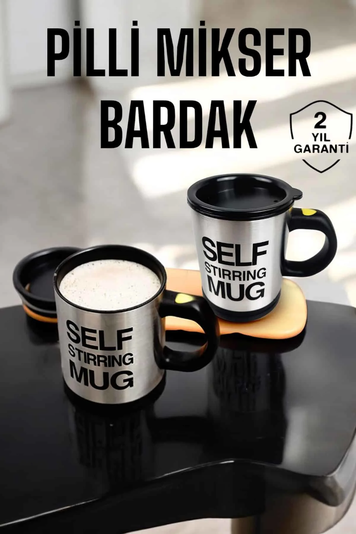 Mikser Kupa Yazılı Mug Bardak Karıştırma Özelliği Mikser Kupa Yazılı Mug Bardak Karıştırma Özelliği