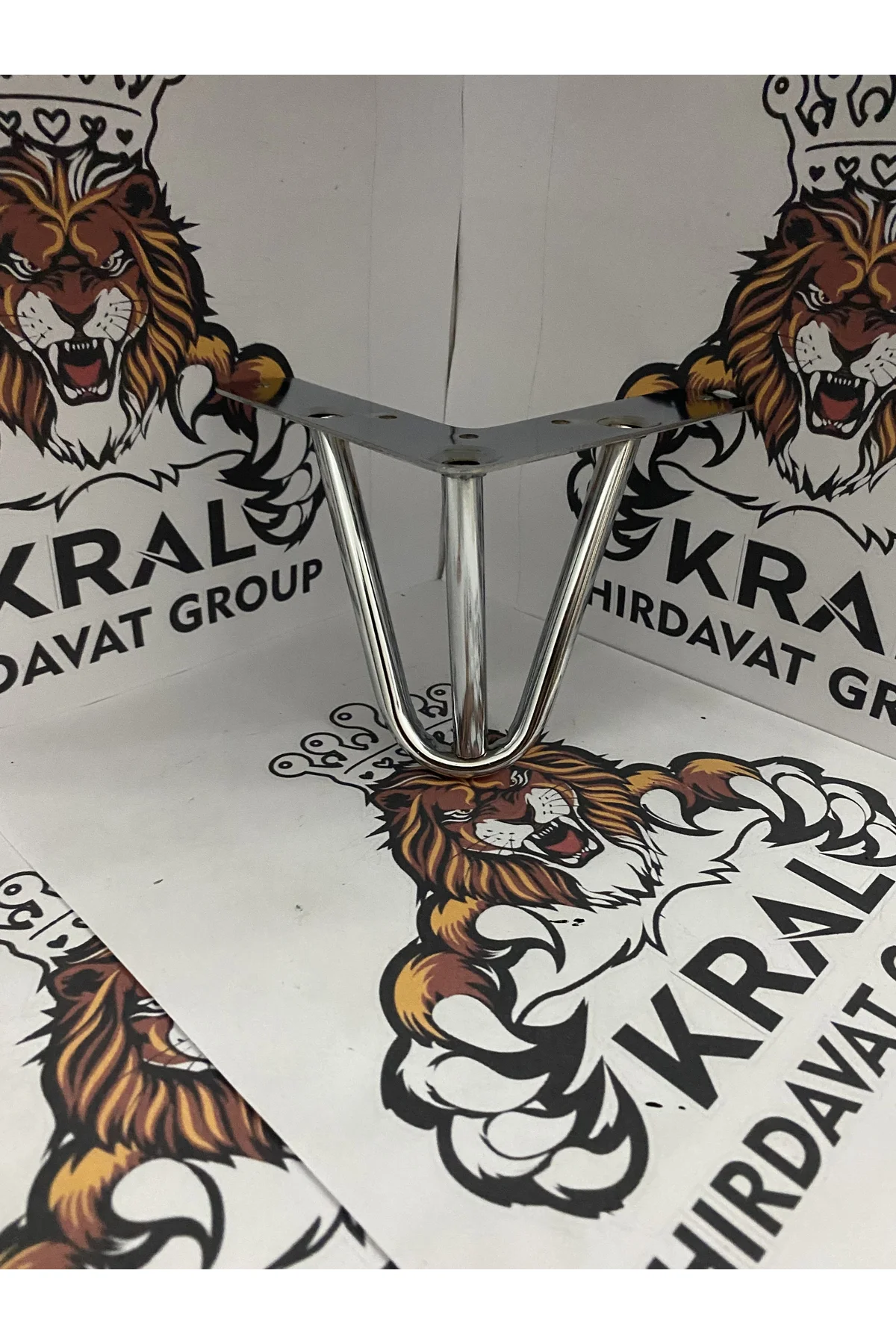 Mil Metal Krom Mobilya Ayağı 10 Cm Çok Amaçlı Ayak, Koltuk, Tv Ün