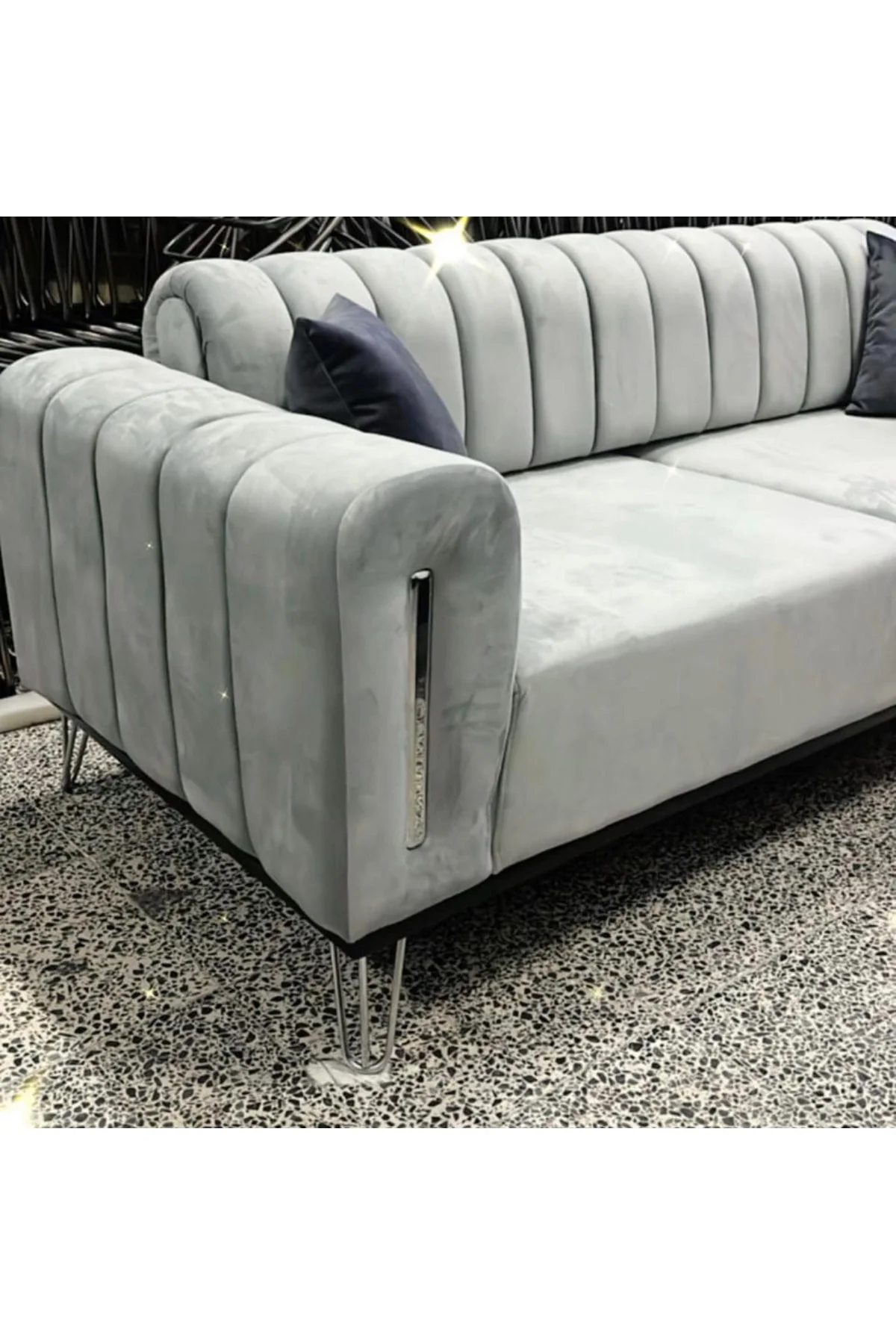 Mil Metal Krom Mobilya Ayağı 10 Cm Çok Amaçlı Ayak, Koltuk, Tv Ün