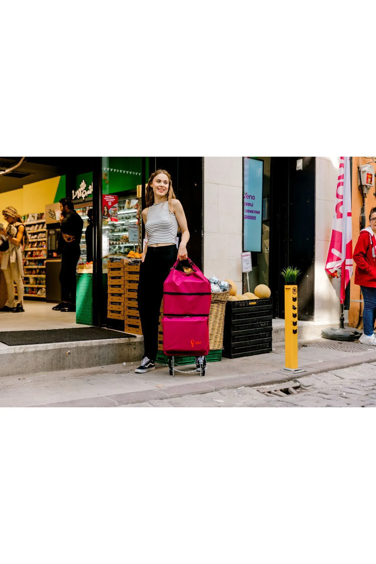 Mila Model Sessiz 6 Teker, Merdiven Çıkabilen, Katlanabilir Alışveriş Ve Seyahat Çantası- Bordo Fiyatı, Yorumları ve Özellikleri