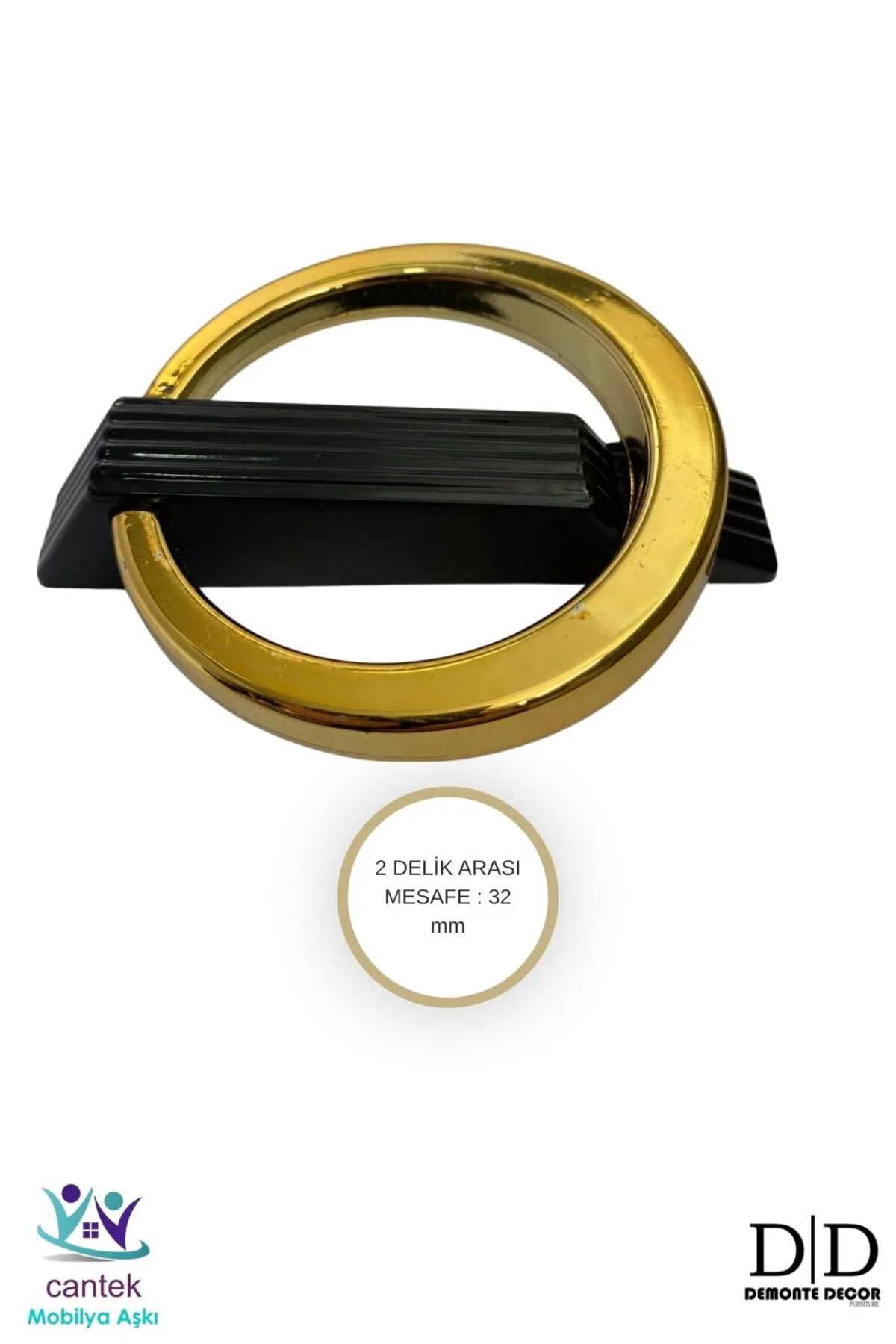 MİLAN SARKAÇ HALKA DOLAP,ÇEKMECE,32MM PLASTİK MOBİLYA KULBU (ADET