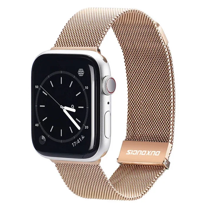 Milanese Manyetik Apple Watch 42/44/45 mm Kayışı – Paslanmaz Çelik Loop Bileklik