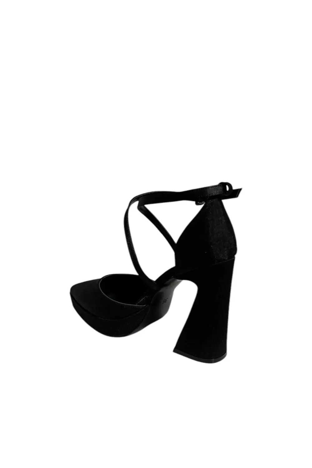 Milano 1202 Kadın Platform Topuklu Saten Ayakkabı (Yaz 25)