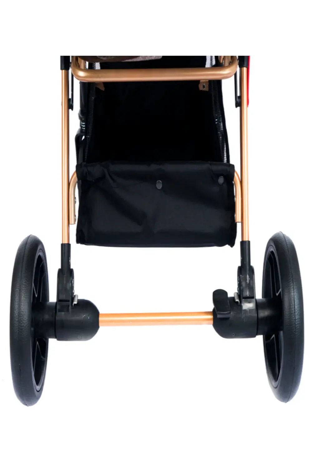 Milano Çift Yönlü Bebek Arabası-gold Kahve(YAĞMURLUK HEDİYE)