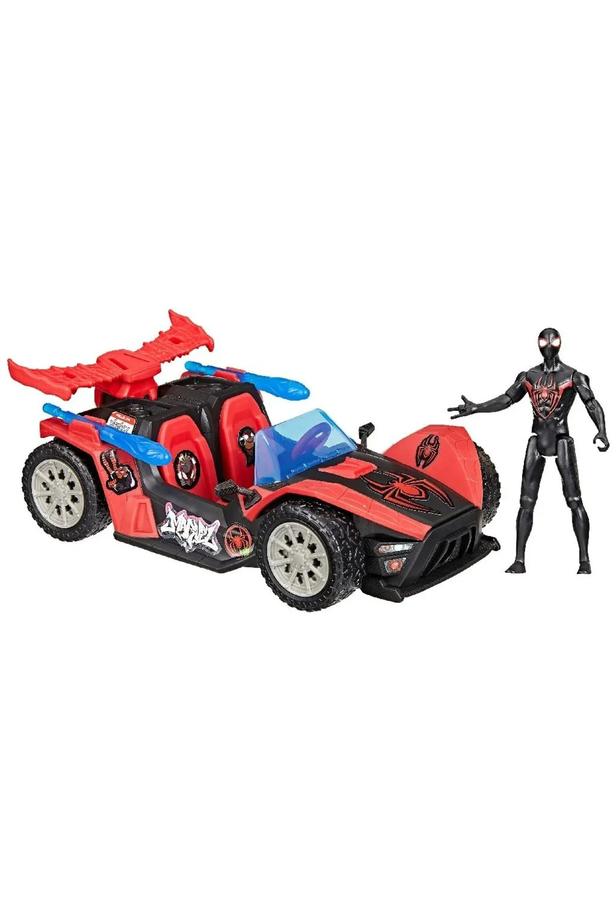 Miles Morales Araba ve Figür Seti – Dönüştürülebilir Araçlı Aksiy Miles Morales Araba ve Figür Seti – Dönüştürülebilir Araçlı Aksiy