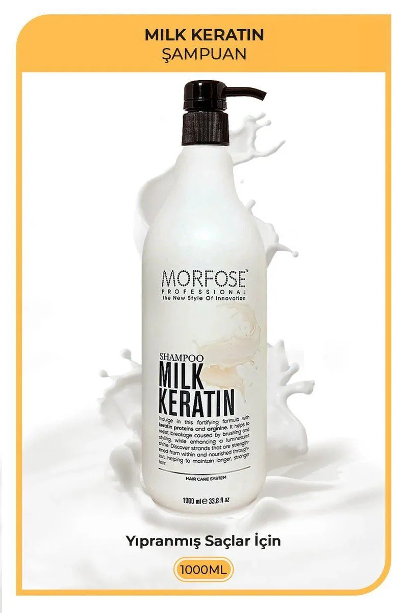Milk Keratin Şampuan 1000 ML - Besleyici Koruyucu Etki Fiyatı, Yorumları ve Özellikleri