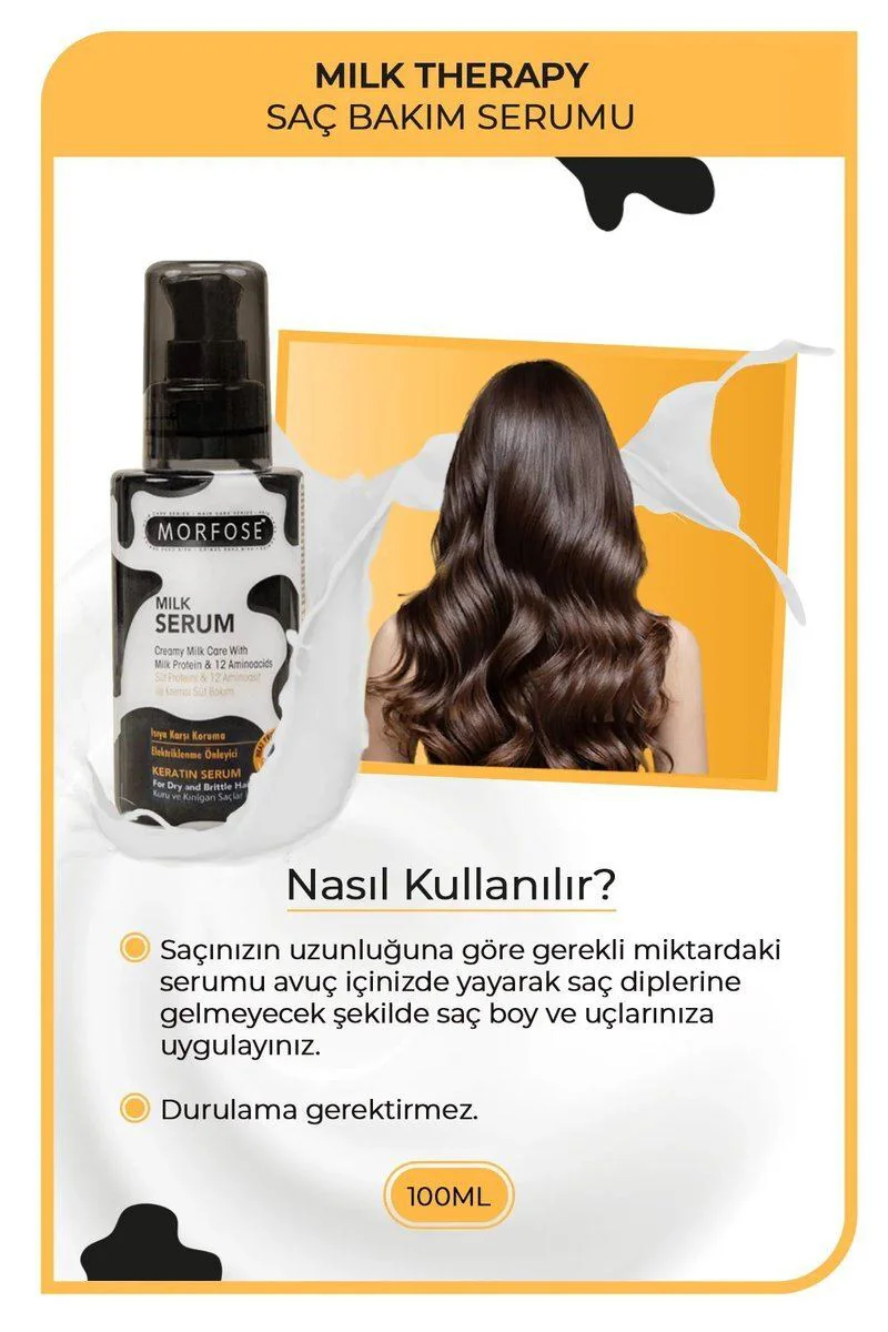 Milk Therapy Kremsi Saç Serum 100 ML - Onarıcı Bakım Fiyatı, Yorumları ve Özellikleri