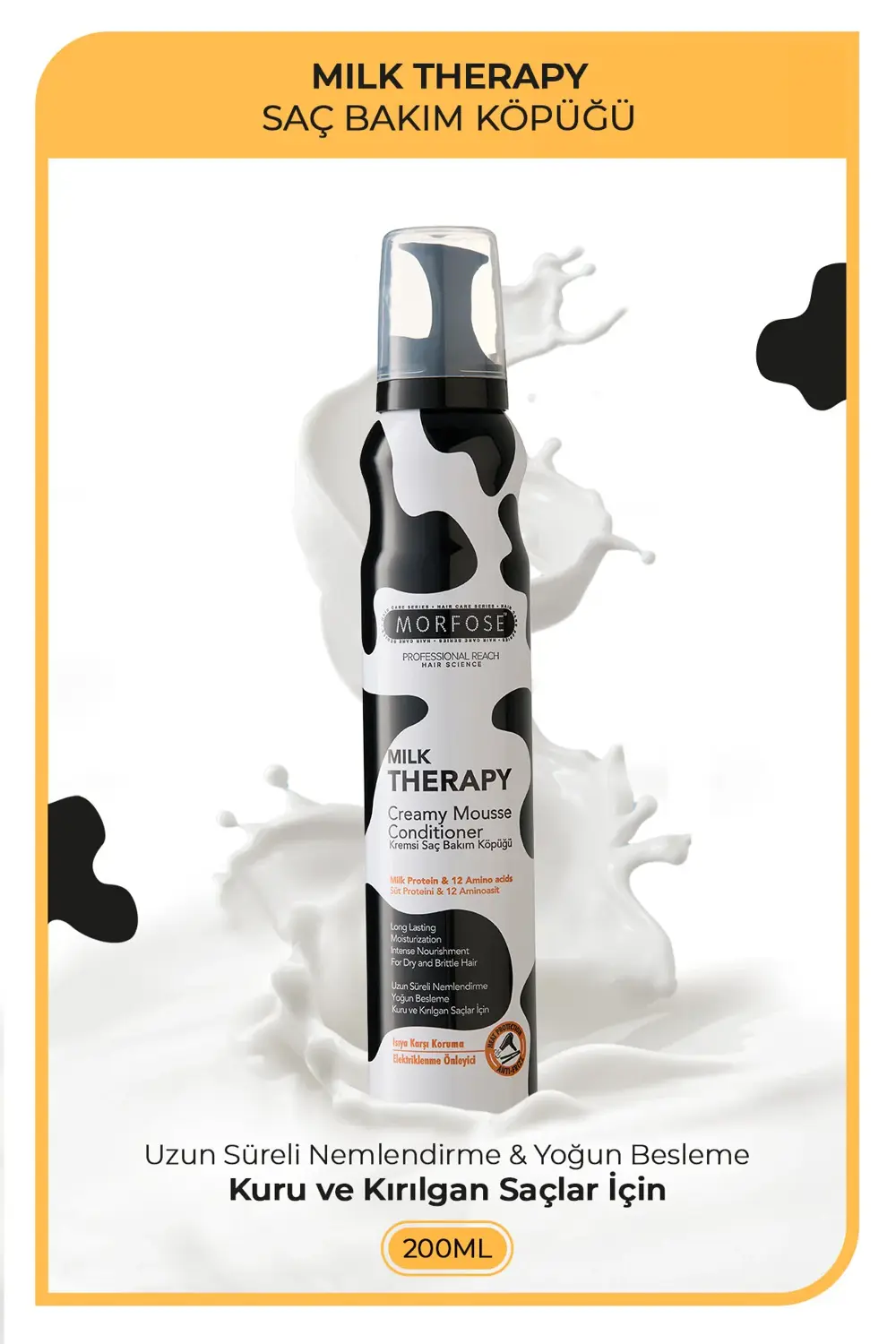 Milk Therapy Kremsi Saç Köpüğü 200 ml