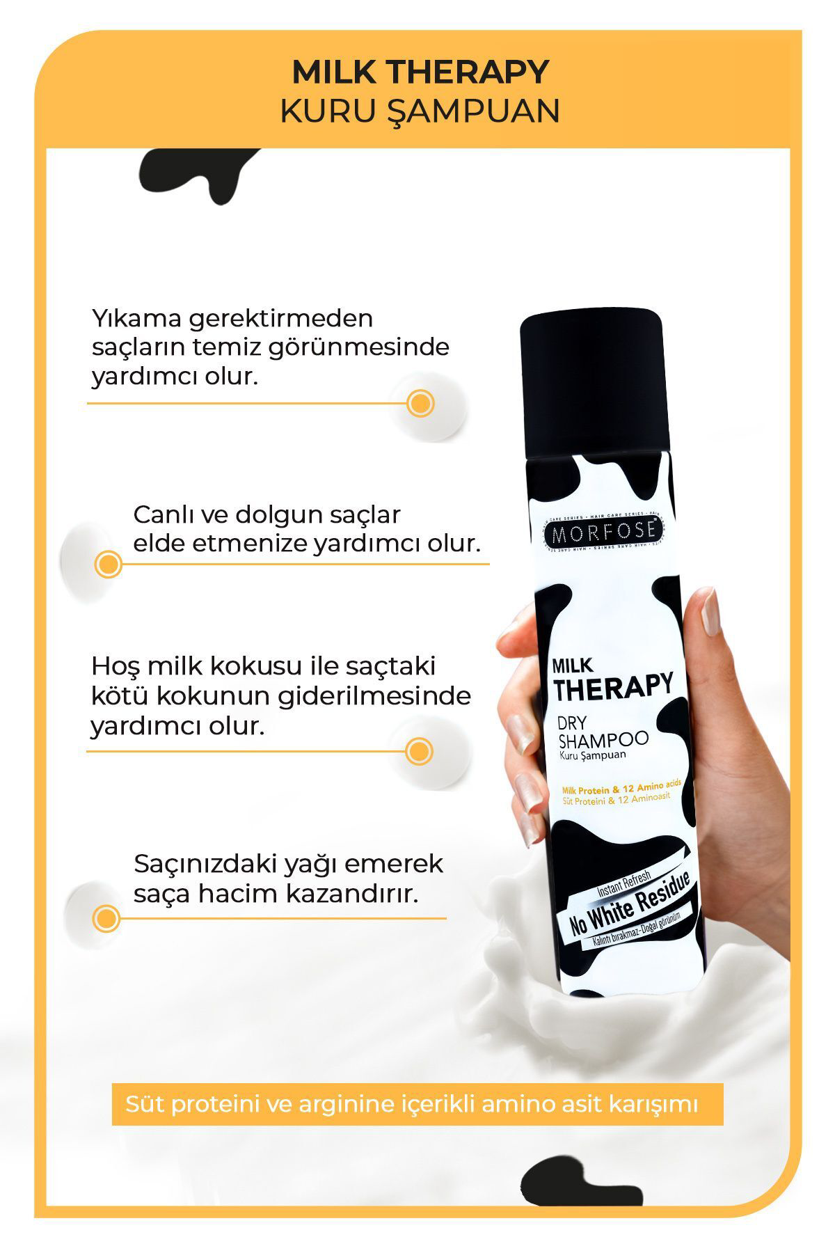 Morfose Milk Therapy Kuru Şampuan 200 Ml