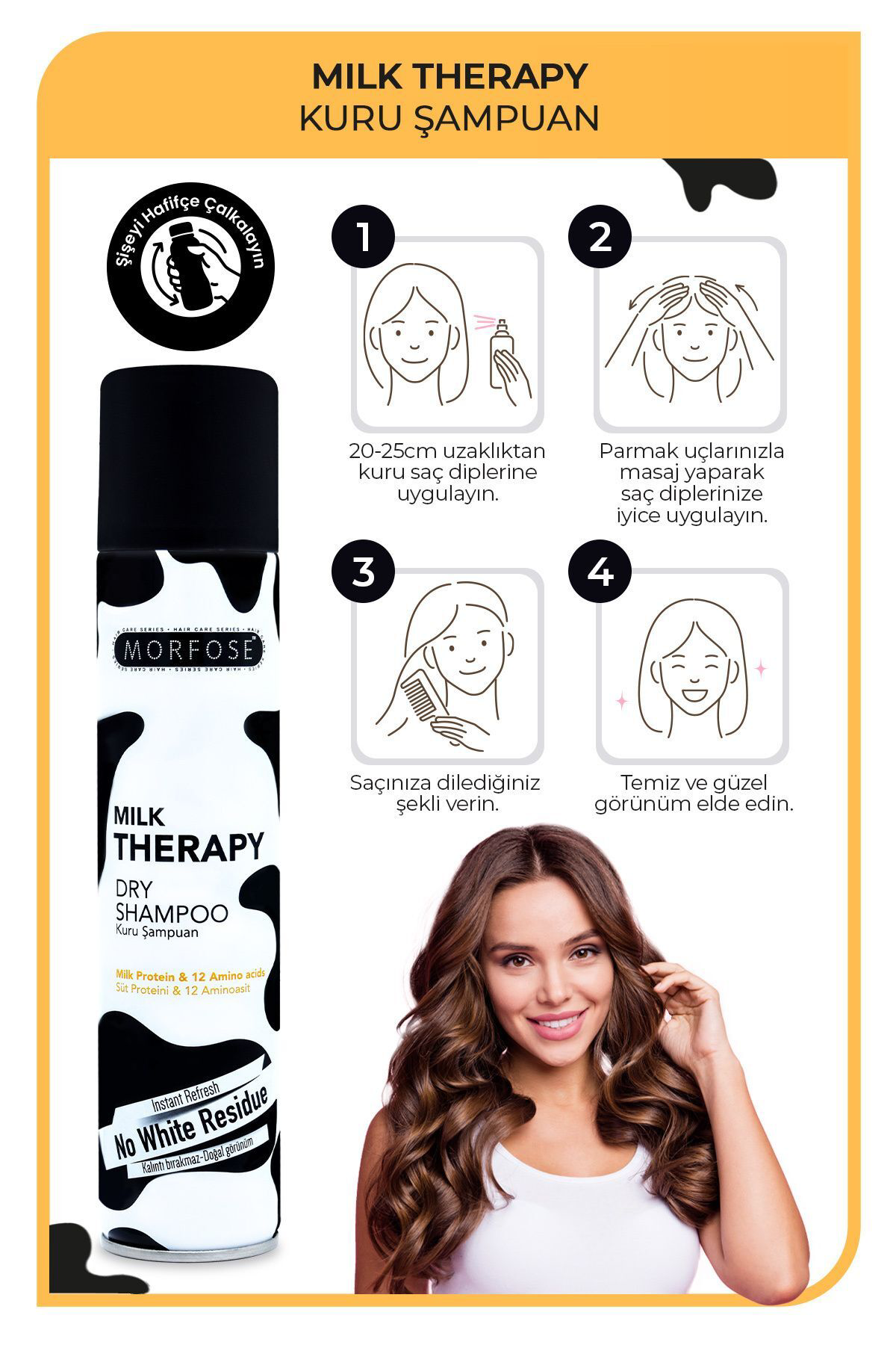 Morfose Milk Therapy Kuru Şampuan 200 Ml