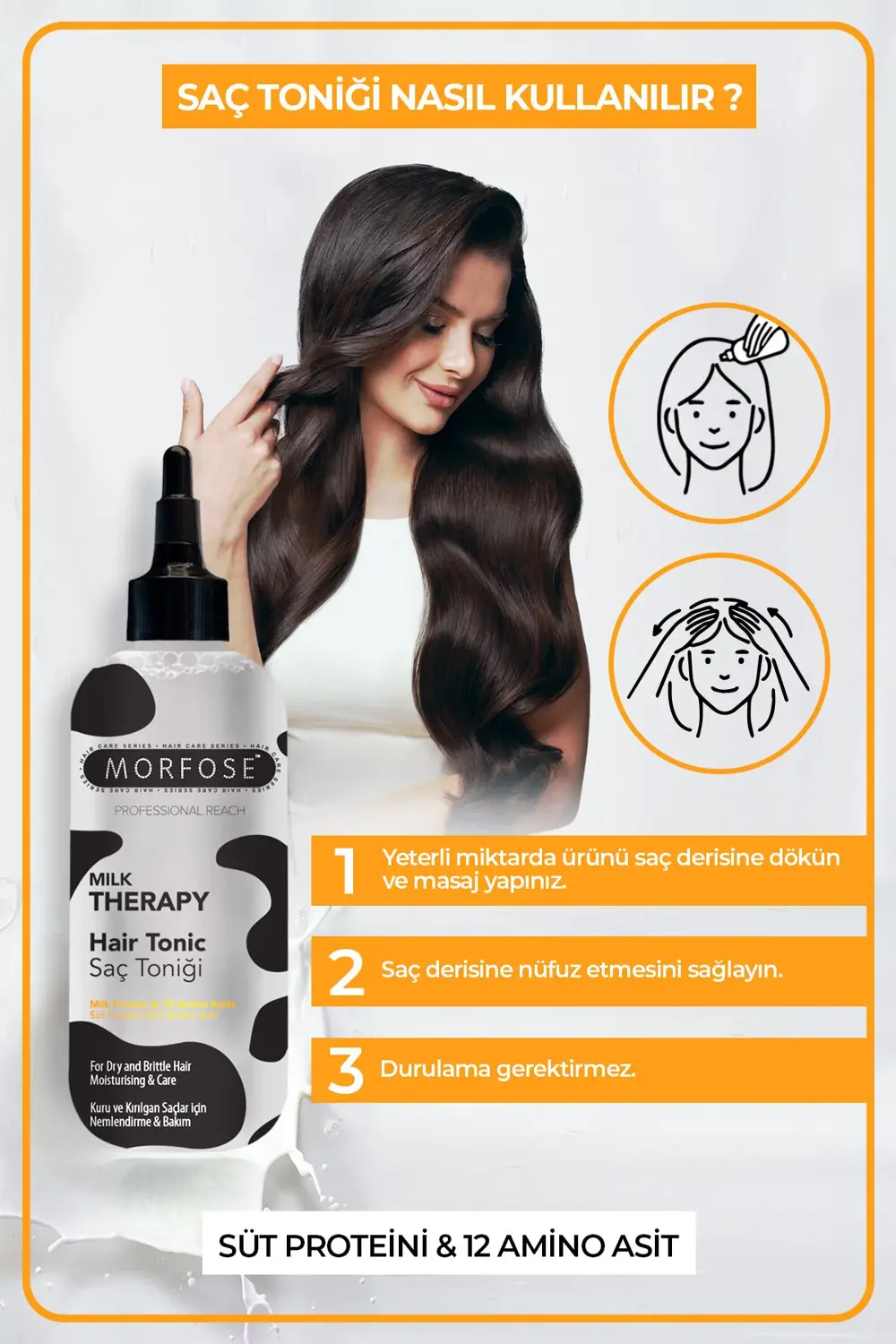 Milk Therapy Niacinamide ve Ceramide İçeren Nemlendirici Saç Bakı