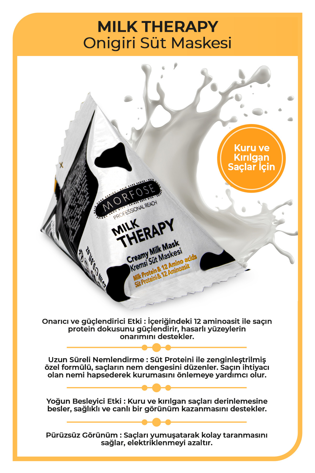 Milk Therapy Onigiri Süt Maskesi 25 ml 6 Adet