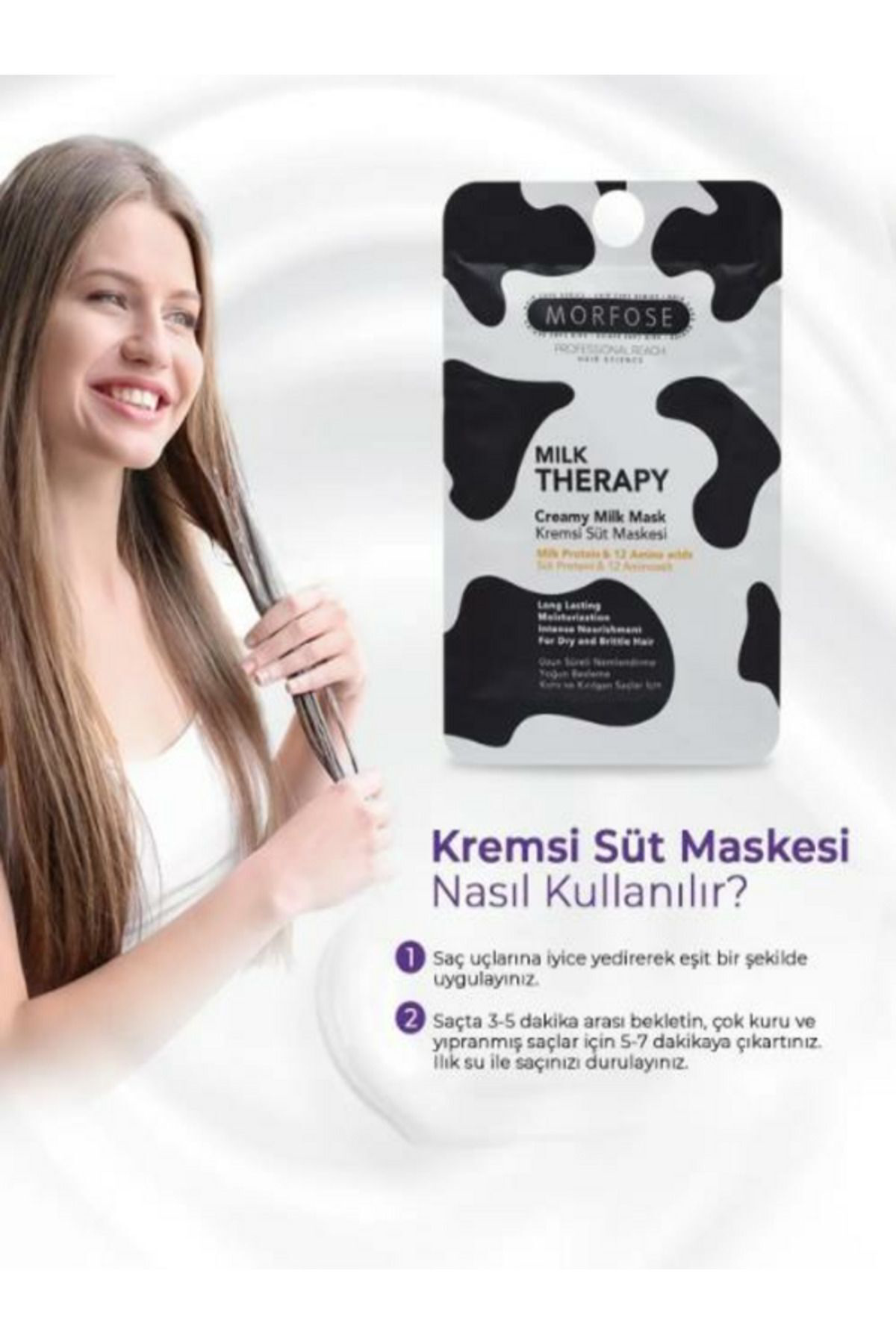 SAÇ MASKESİ 25ML POŞET MİLK THERAPY