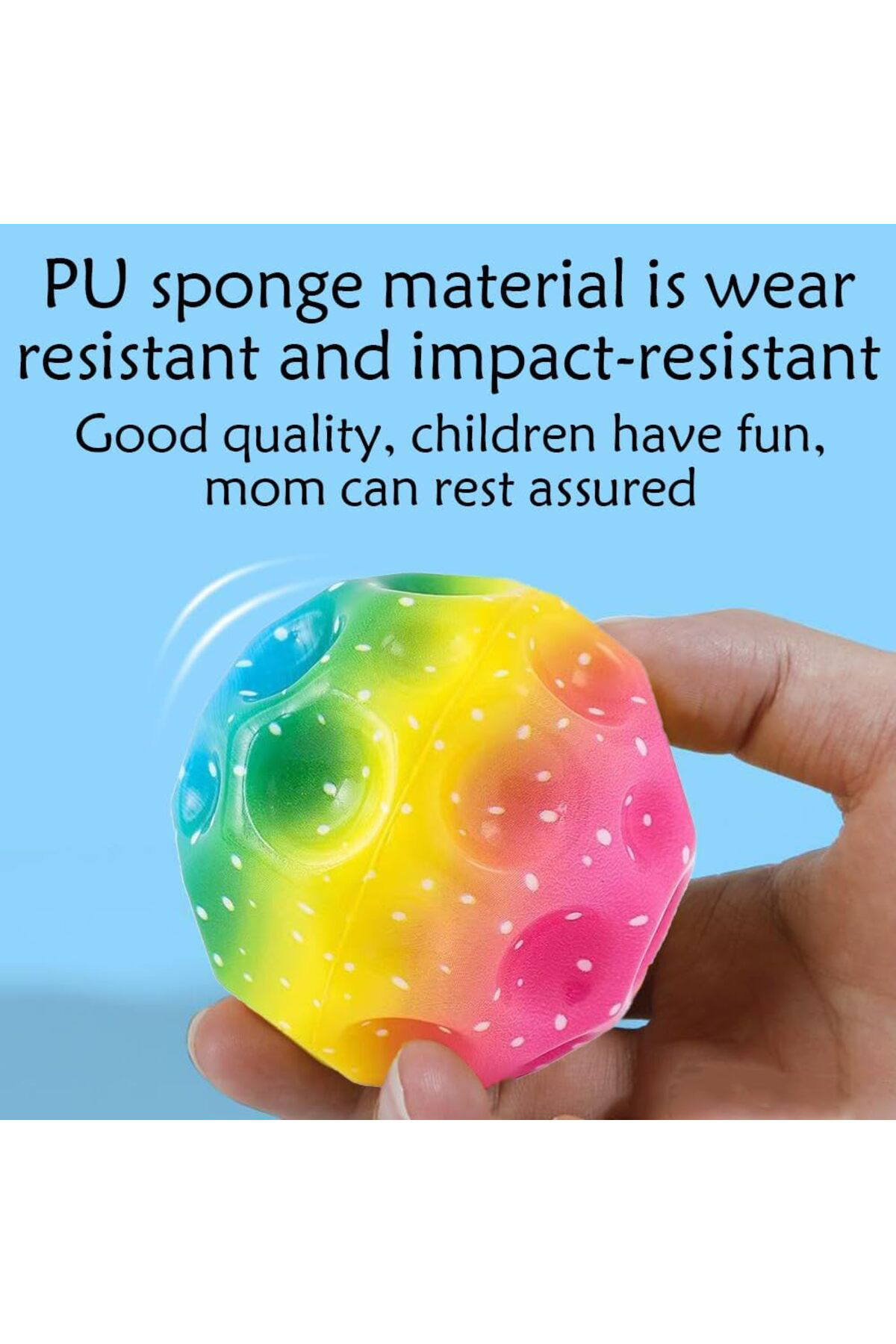 Milkyadatoys Milky Ada Toys Bouncing Topu, Kauçuktan Zıplayan Toplar, Süper Yü