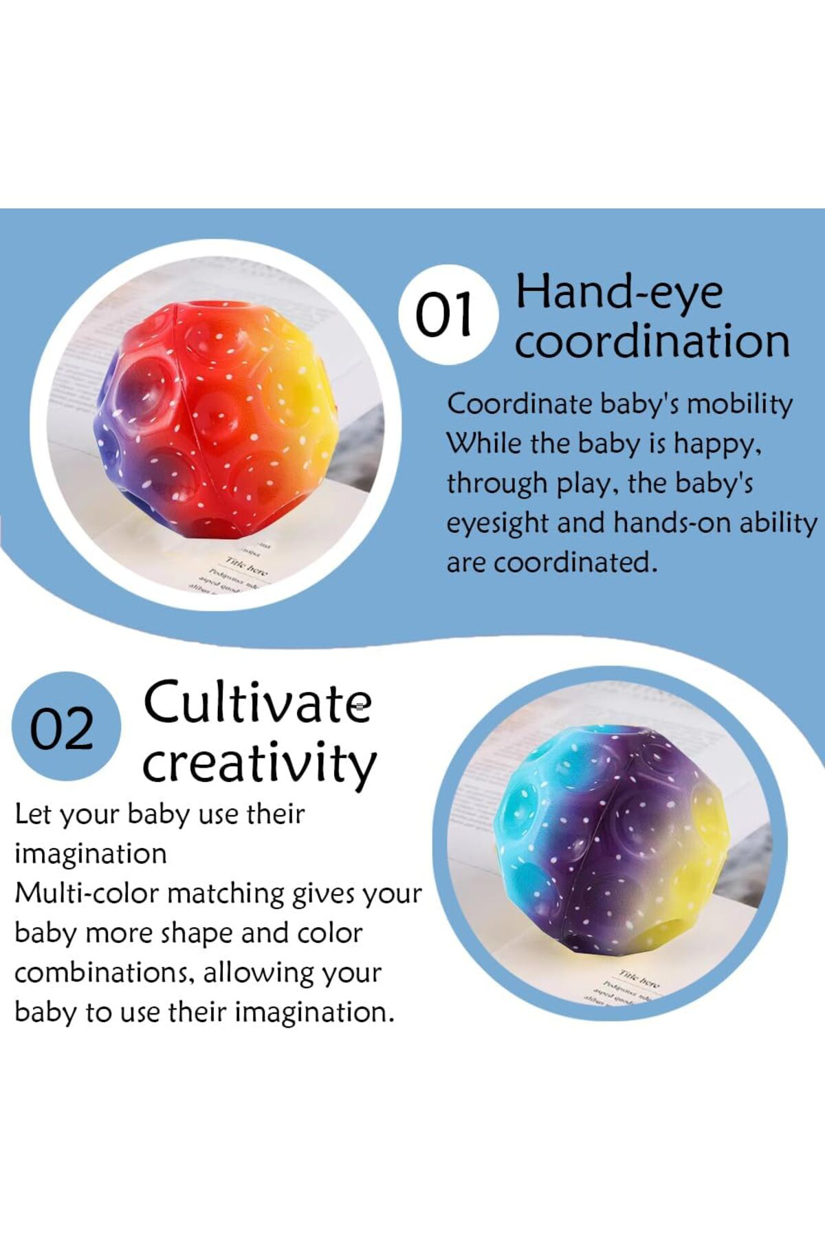 Milkyadatoys Milky Ada Toys Bouncing Topu, Kauçuktan Zıplayan Toplar, Süper Yü