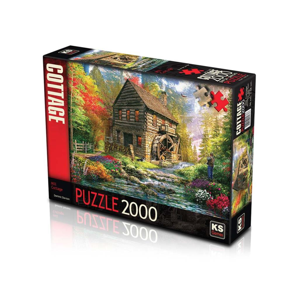 Mill Cottage 2000 Parça Puzzle Mill Cottage 2000 Parça Puzzle