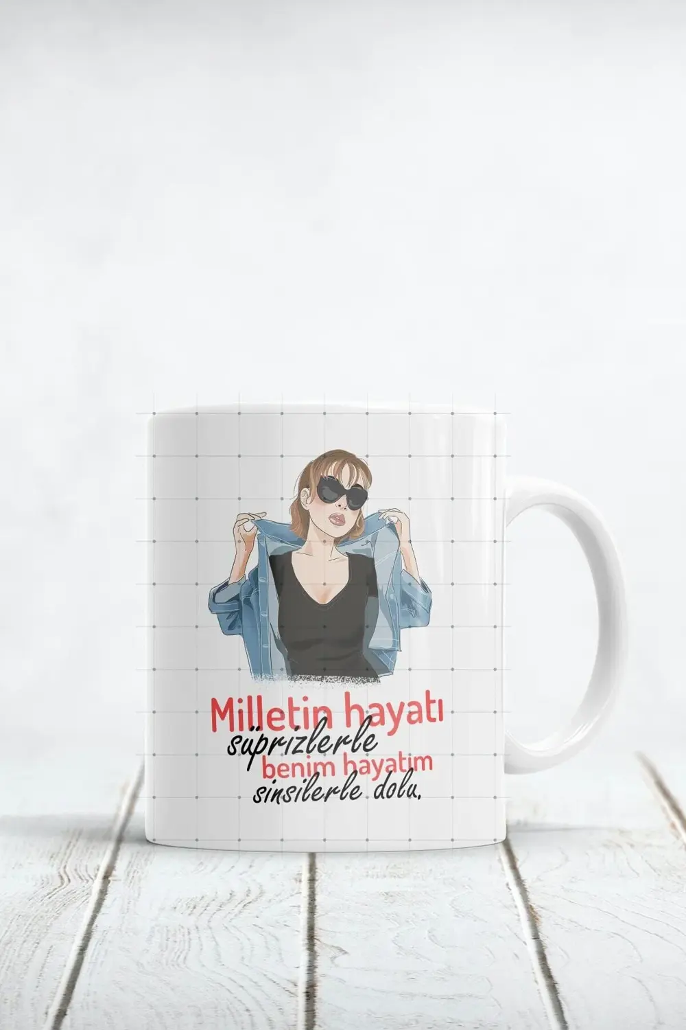 Milletin Hayatı Süprizlerle Benim Hayatım Sinsilerle Dolu Baskılı