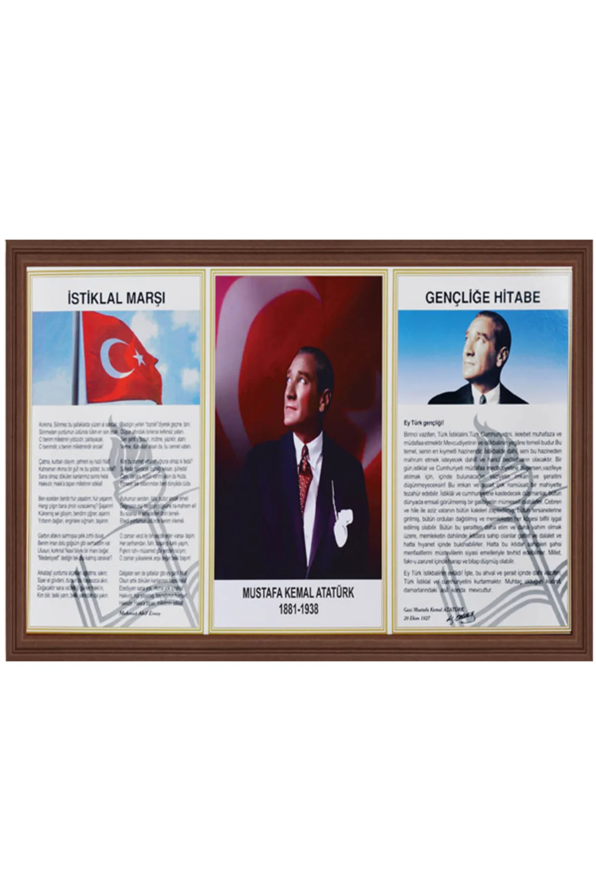 Milli Levha 3 LÜ Mdf Çerceve 45x90 MM PAN424