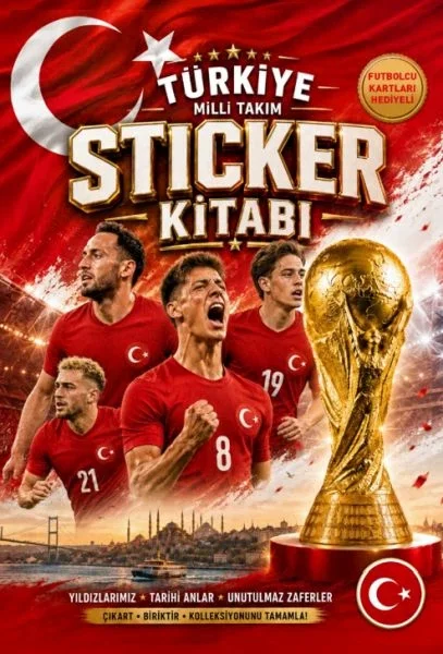 Milli Takım Sticker Kitabı (Futbolcu Tanıtım Kartları Hediyeli) Fiyatı, Yorumları ve Özellikleri