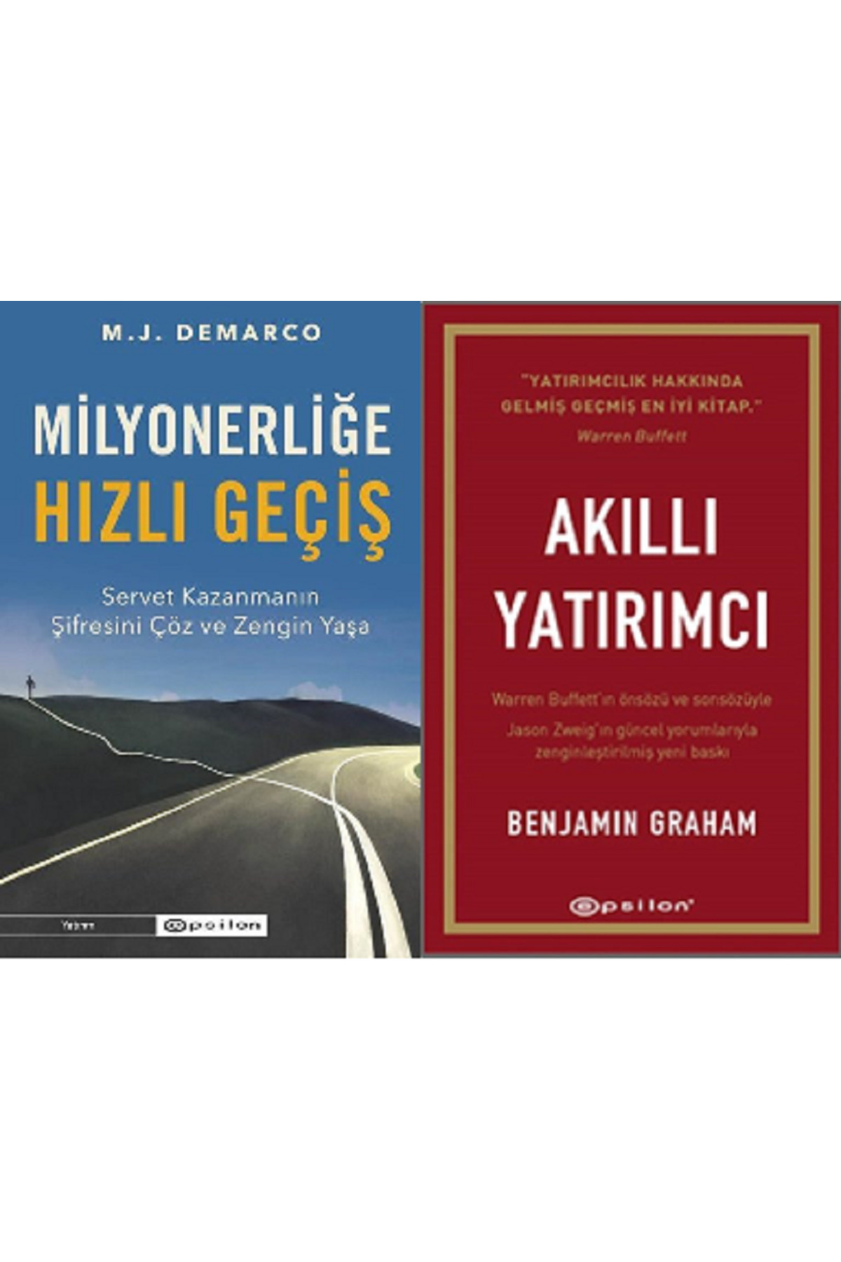 Epsilon Yayınevi Milyonerliğe Hızlı Geçiş + Akıllı Yatırımcı 2 Kitap Set Epsilon Yayınevi Milyonerliğe Hızlı Geçiş + Akıllı Yatırımcı 2 Kitap Set