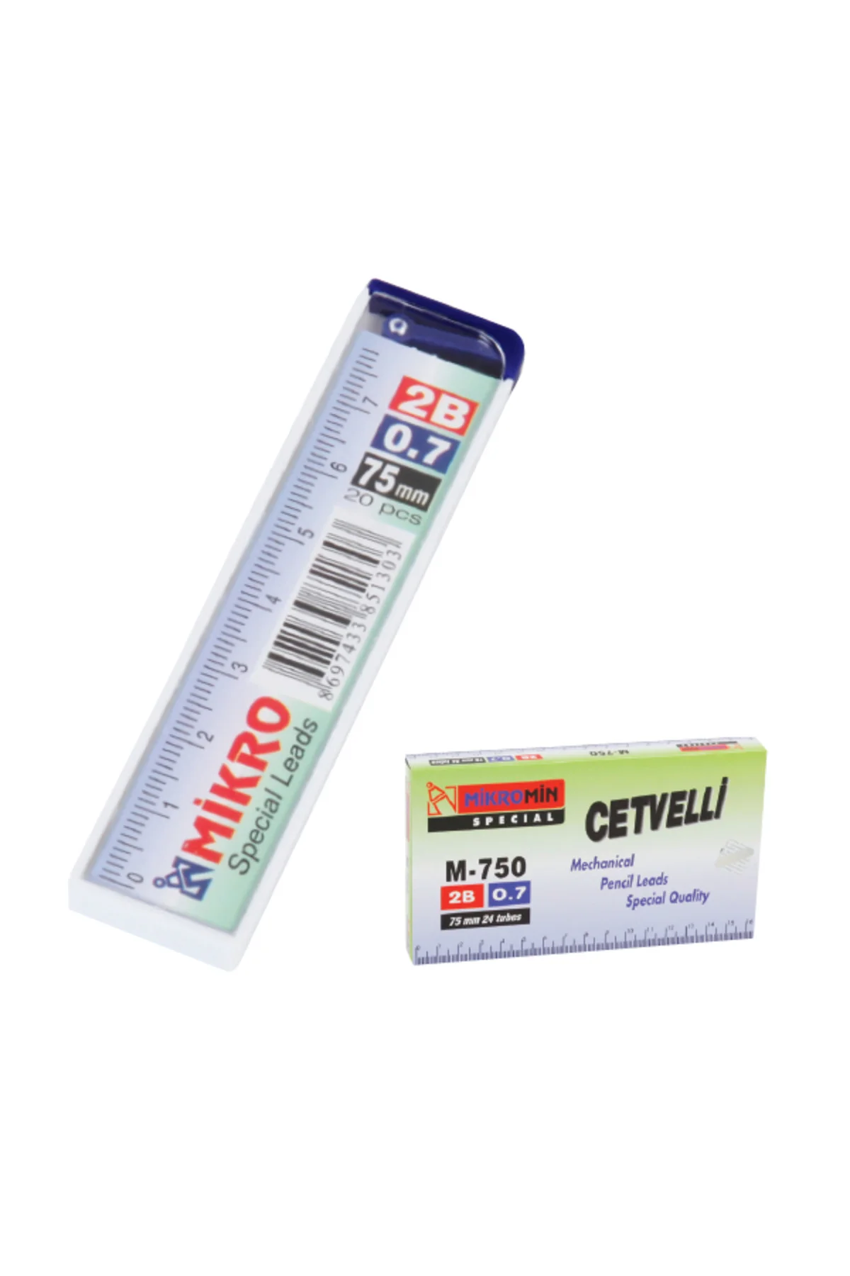 Min Cetvelli 2B 75 MM 0.7 MM M-750