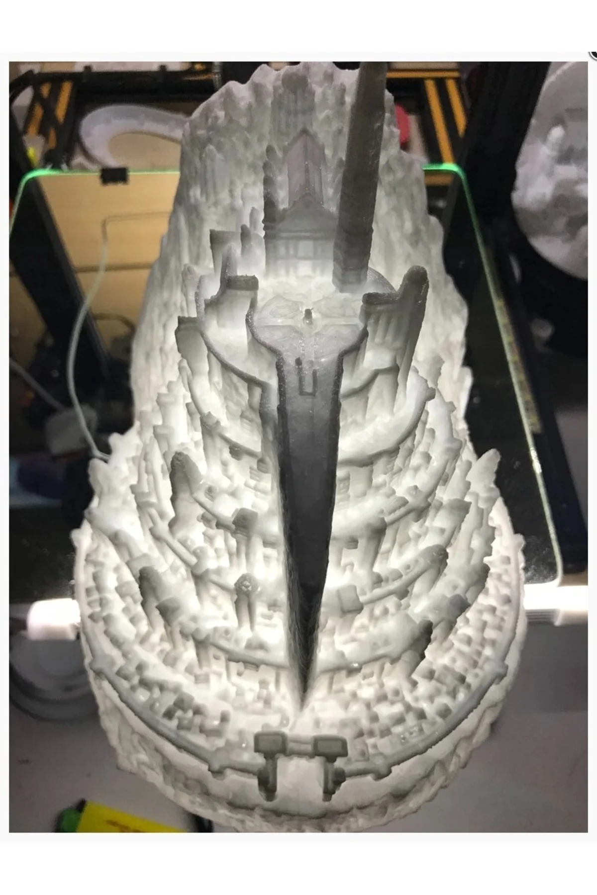 Minas Tirith Minyatürü Gece Lambası Dev Boy