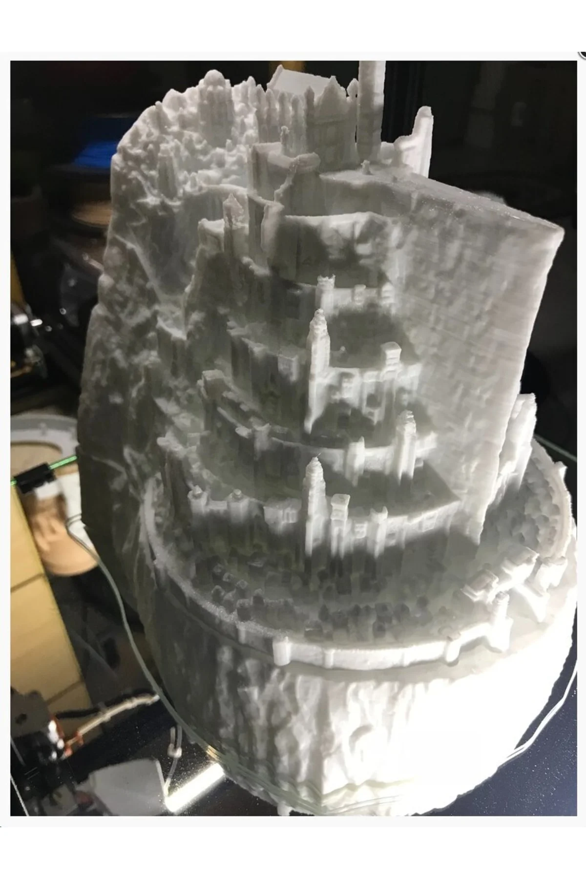 Minas Tirith Minyatürü Gece Lambası Dev Boy