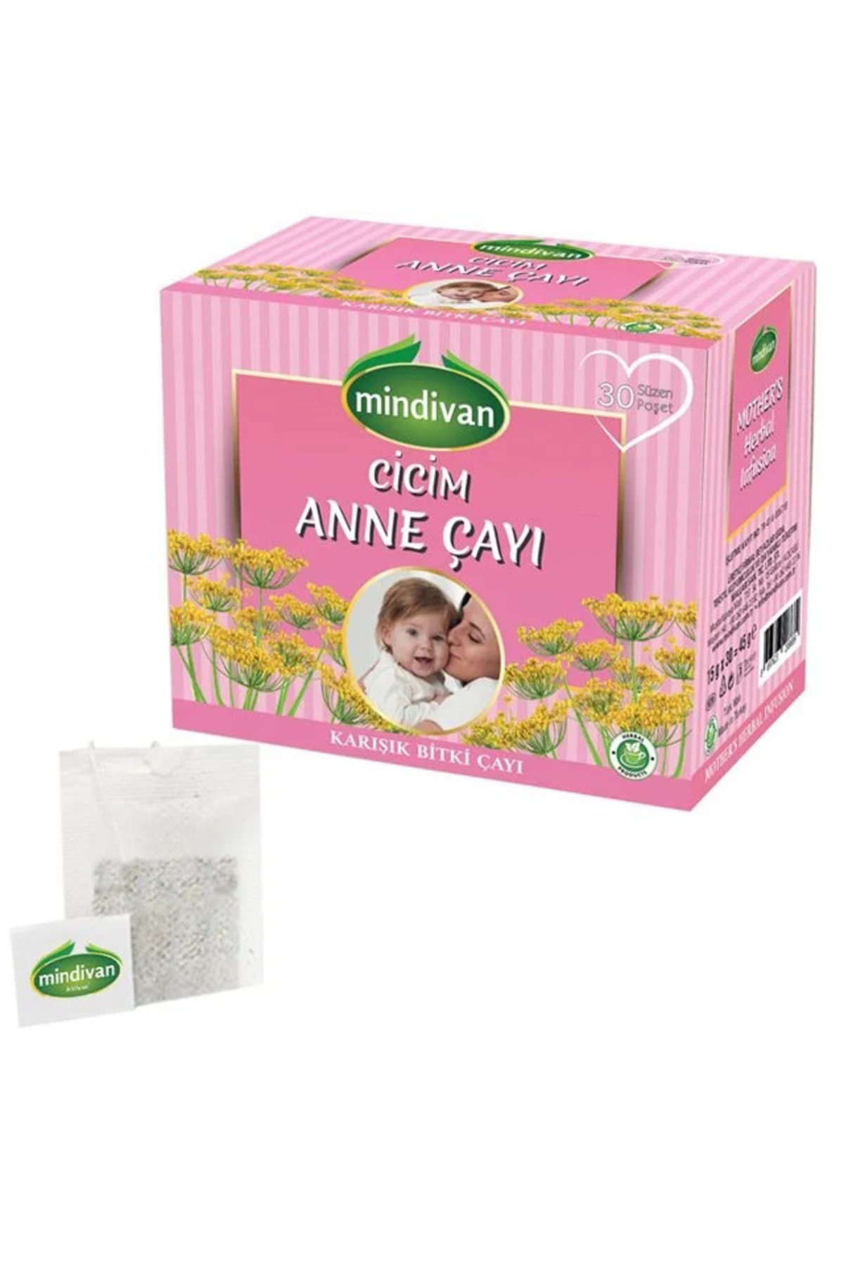 Mindivan Anne Çayı 30 lu Süzen Poşet