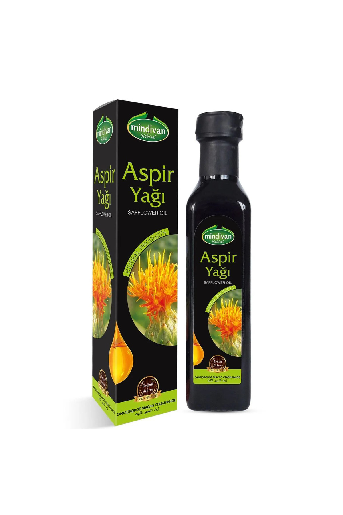 Mindivan Aspir Yağı 250 ml (Soğuk Sıkım)