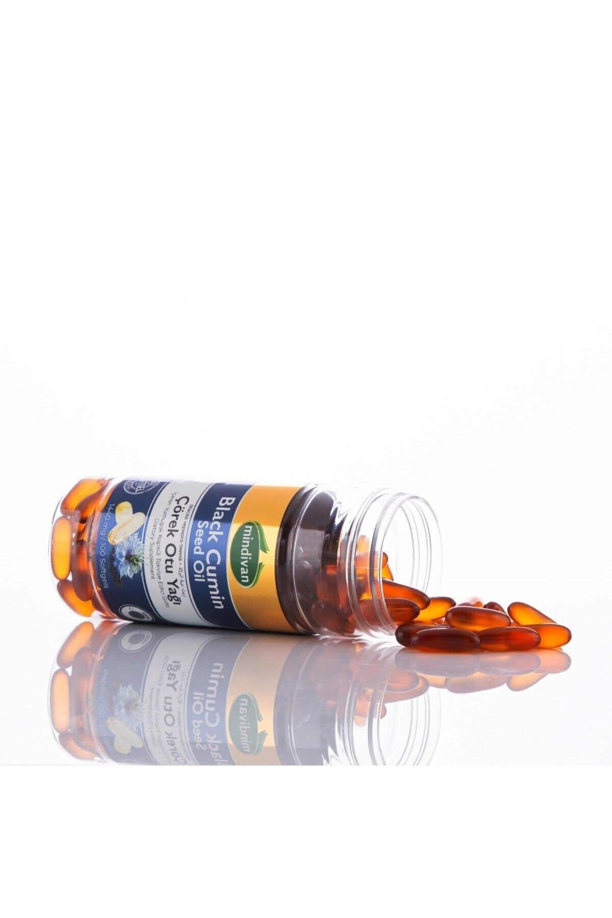 Mindivan Çörek Otu Yağı Soft Jel 1440 mg 100 Kapsül