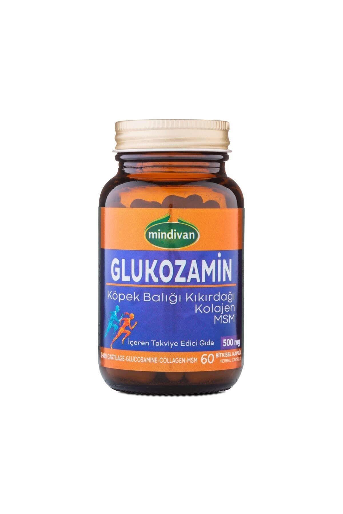 Mindivan Glukozamine, Köpek Balığı Kıkırdağı, Kolajen ve MSM 60 K
