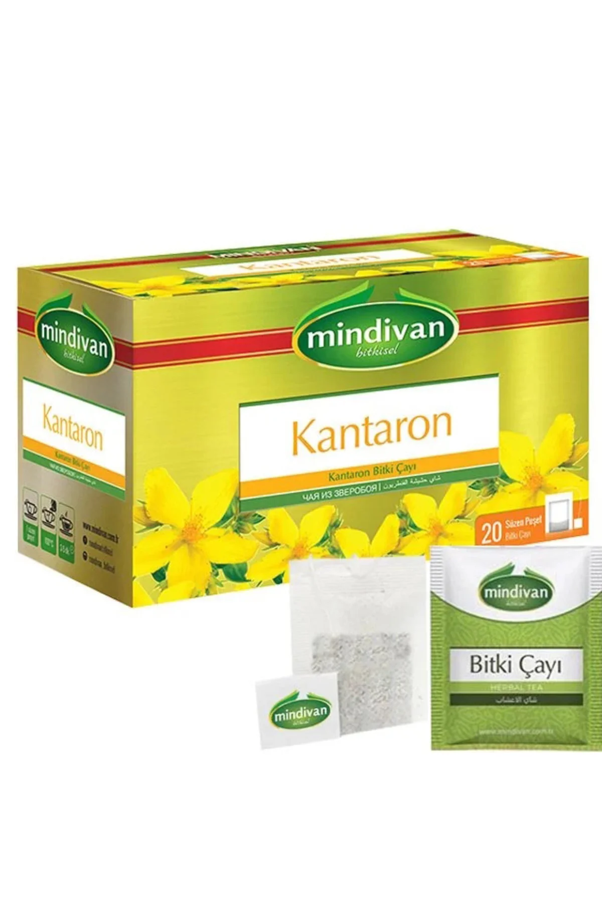 Mindivan Kantaron Çayı 20 li Premium Süzen Poşet