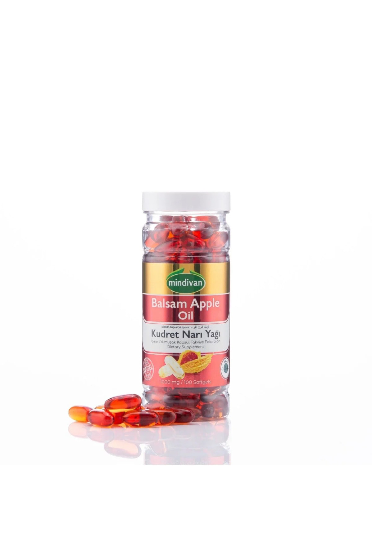 Mindivan Kudret Narı Yağı Soft Jel 1000 mg 100 Kapsül