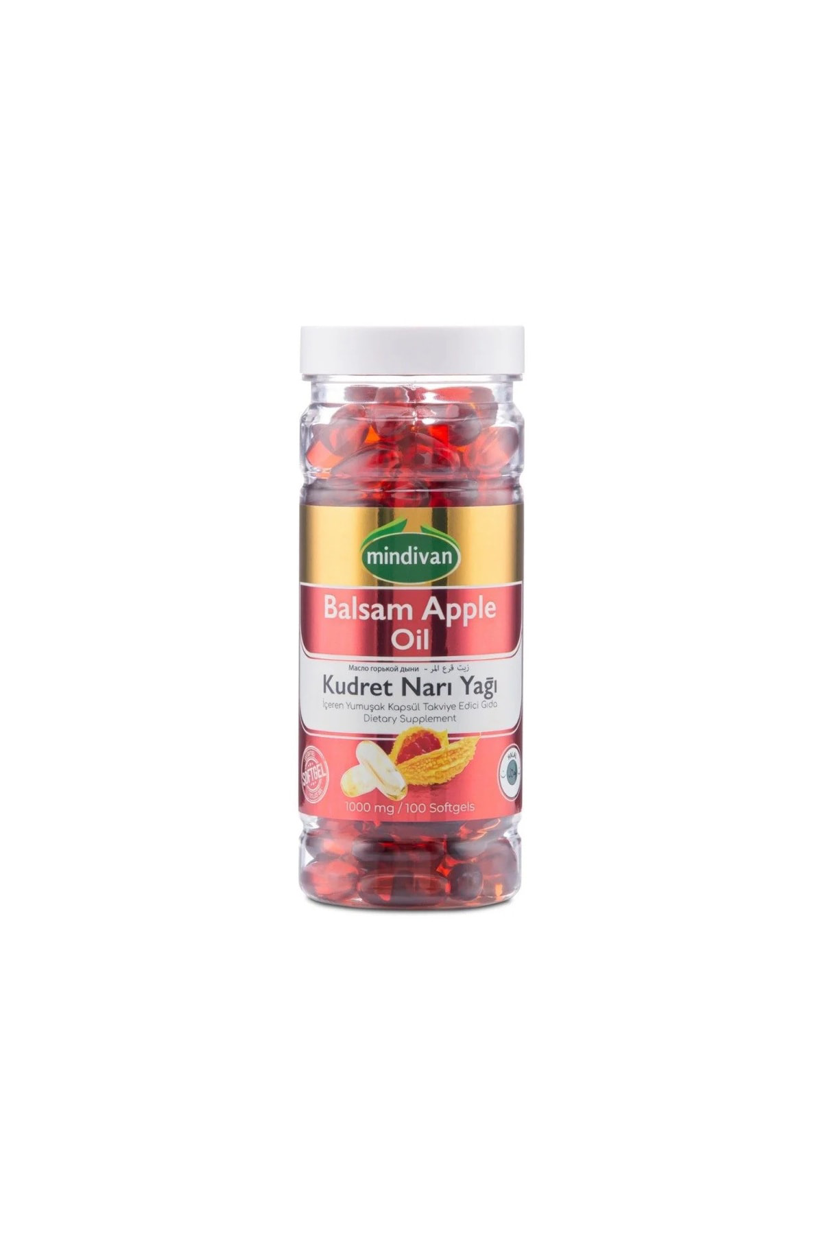 Mindivan Kudret Narı Yağı Soft Jel 1000 mg 100 Kapsül