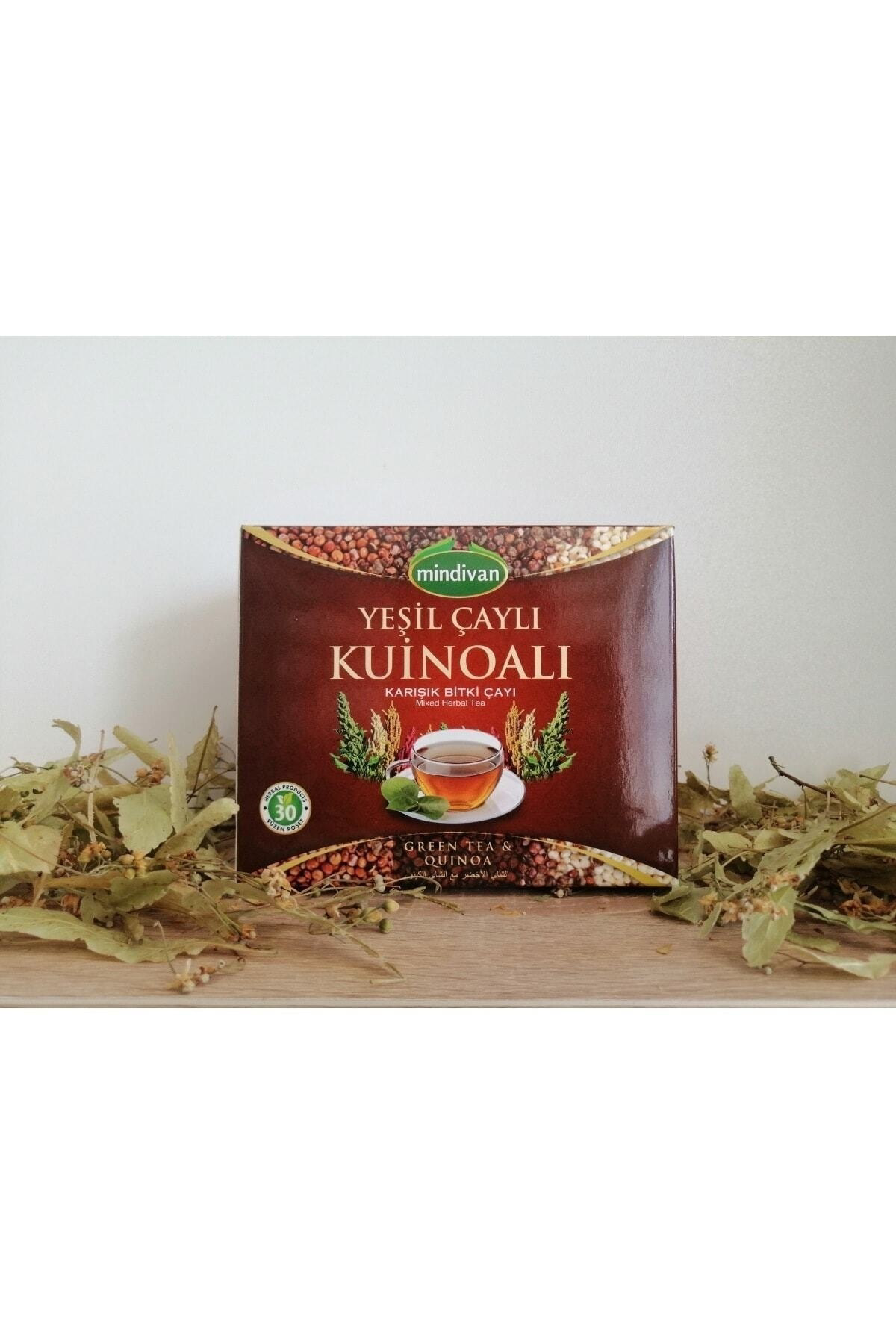 Yok Demez Mindivan Yoğun Yeşil Çaylı Kinoalı Çay 30 Süzen Poşet