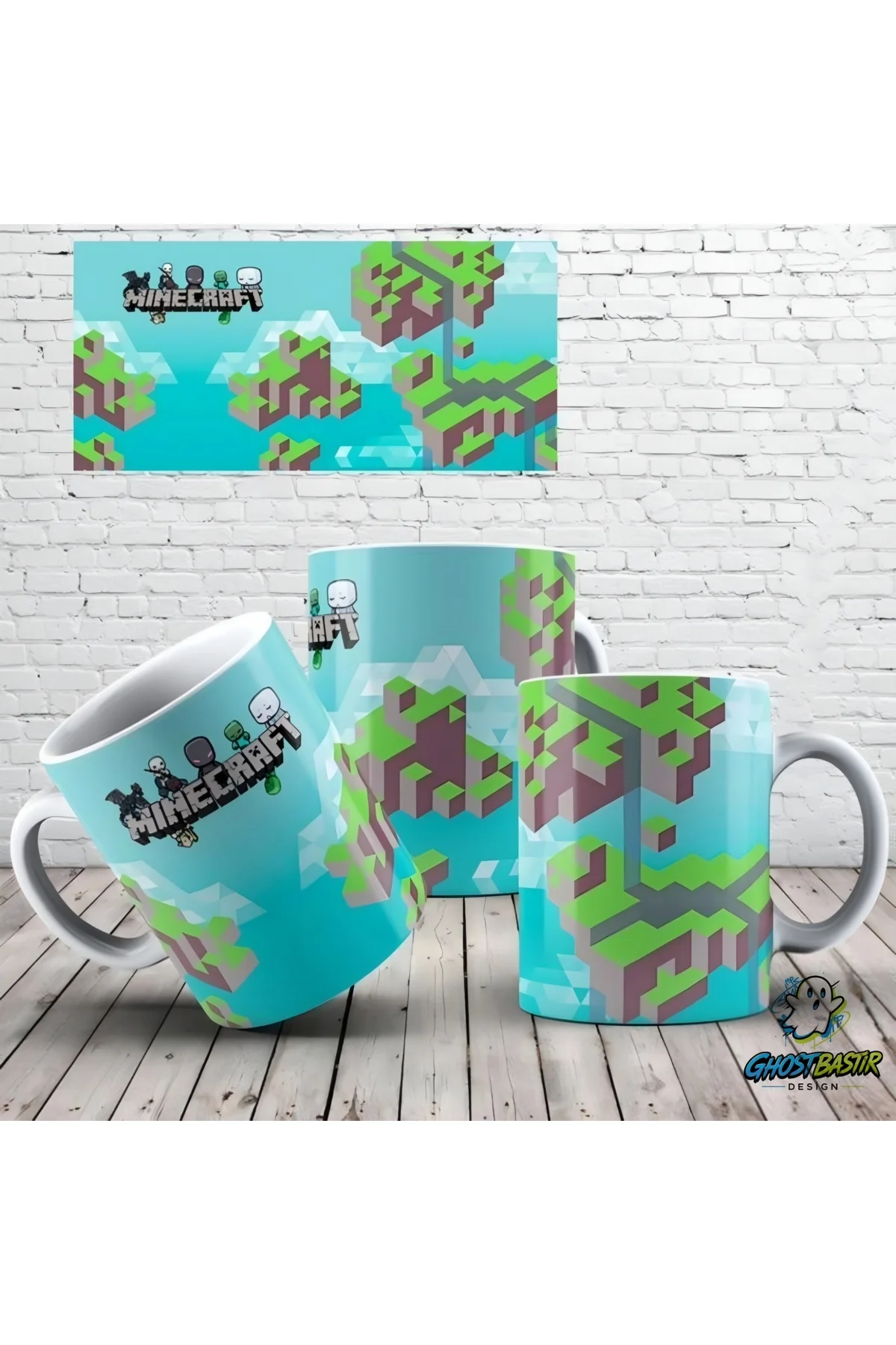 Minecraft Kupa Bardak | Tek Adet K0613