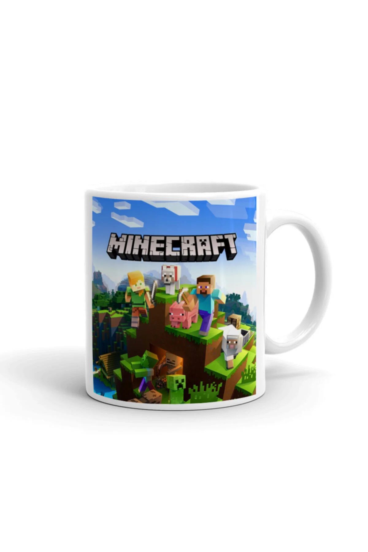 Minecraft Tasarım Kupa Bardak