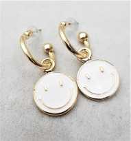 MİNELİ GÜLEN SURAT ARKASI AÇIK HALKA KÜPE-KÜPE12