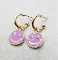 MİNELİ GÜLEN SURAT ARKASI AÇIK HALKA KÜPE-KÜPE12