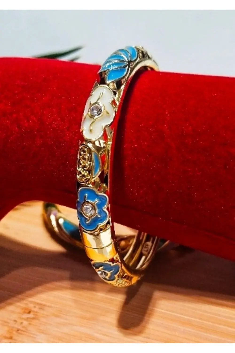 Mineli Kelepçeli Sedefli Bileklik