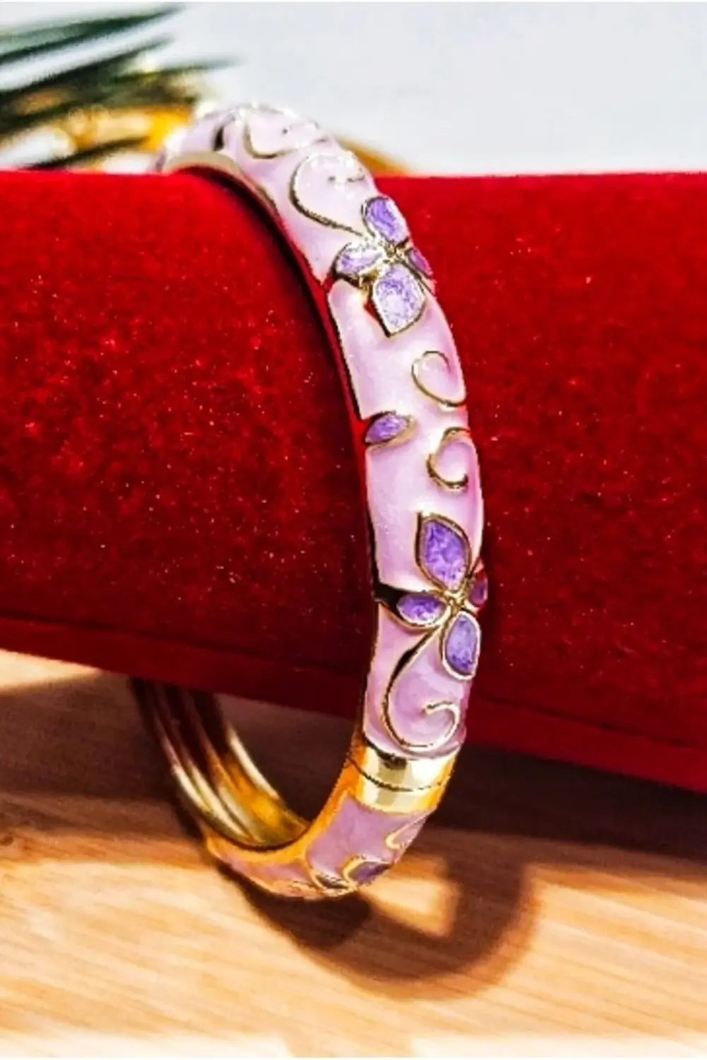 Mineli Kelepçeli Sedefli Bileklik