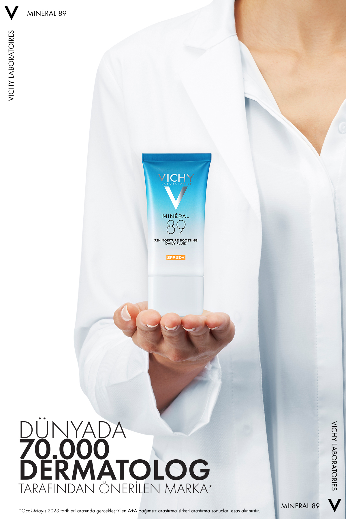 Vichy Mineral 89 72H Moisture Boosting Spf50+ Daily Fluid 50 Ml