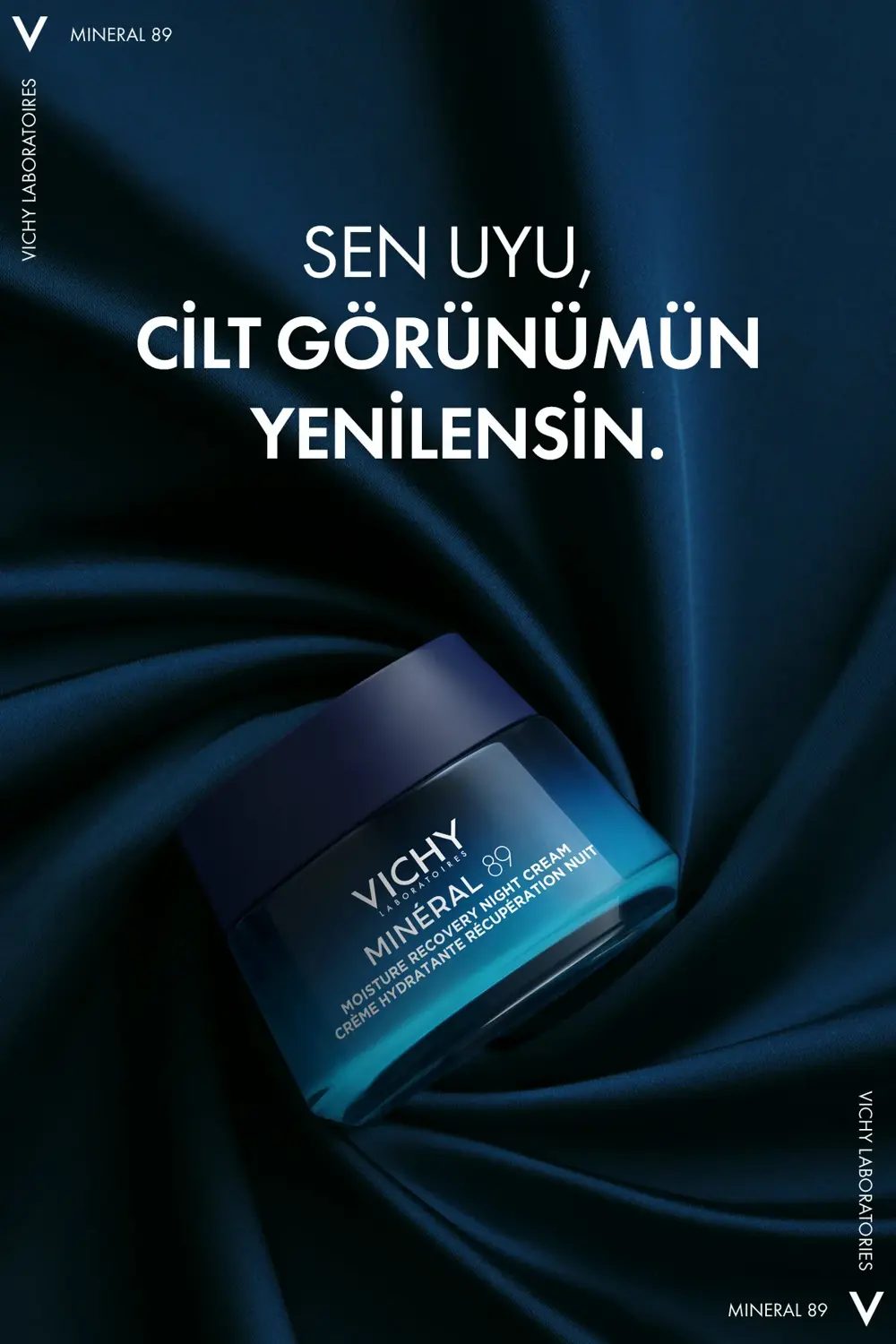 Mineral 89 Melatonin İçeren Yenileyici Gece Kremi